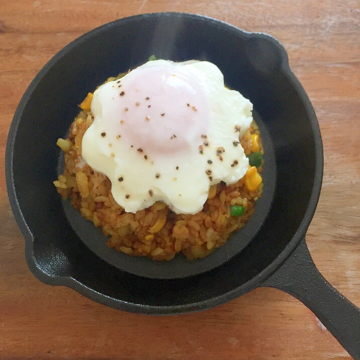 目玉焼きのせドライカレー♪